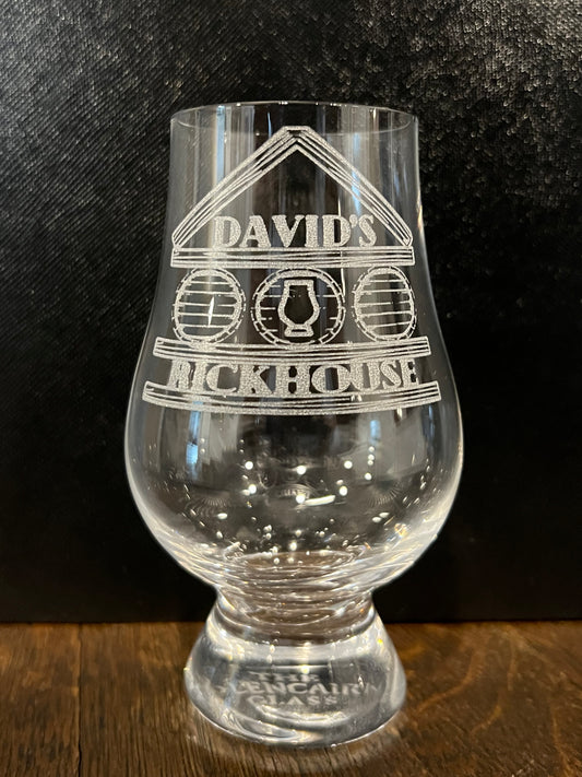 David’s Rickhouse - Glencairn whiskey glass